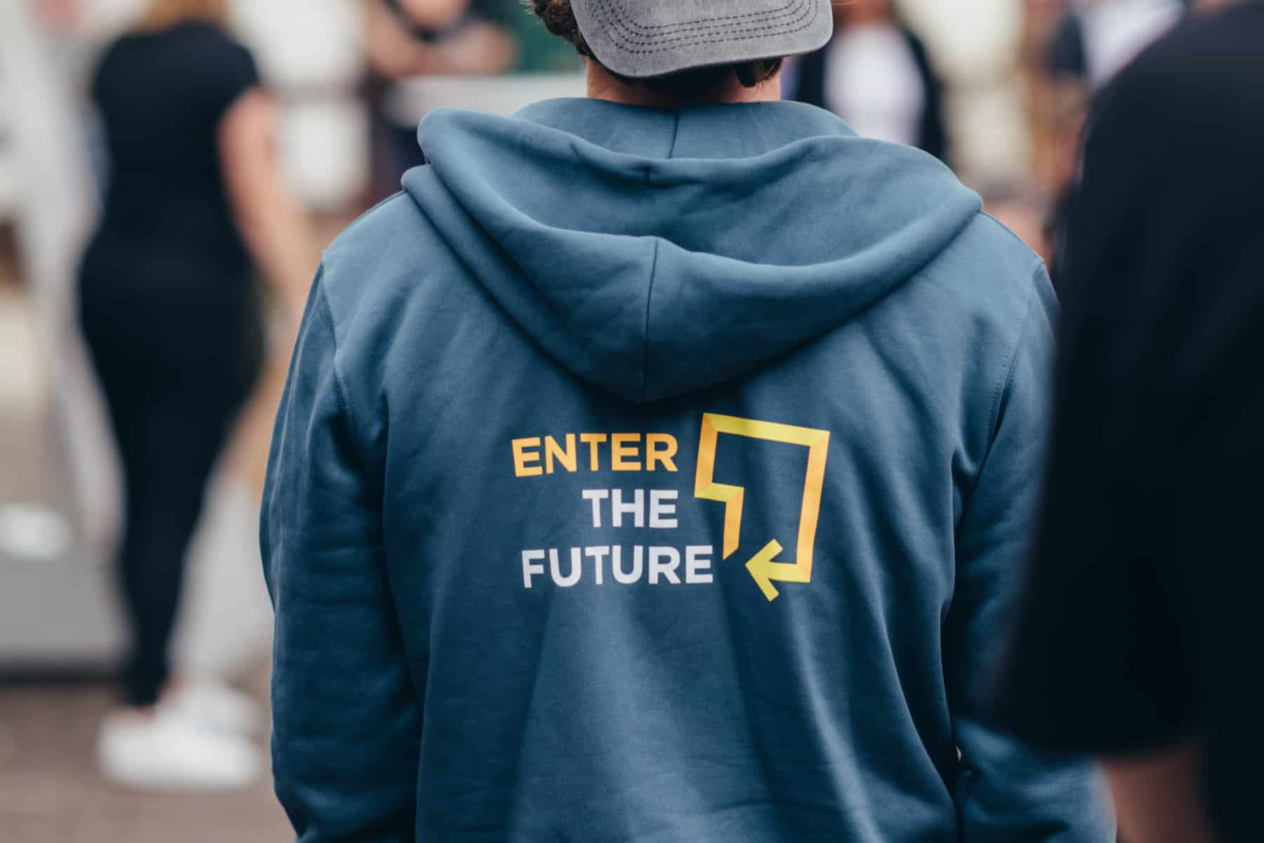 Micromata Enter The Future Hoodie Rückseite